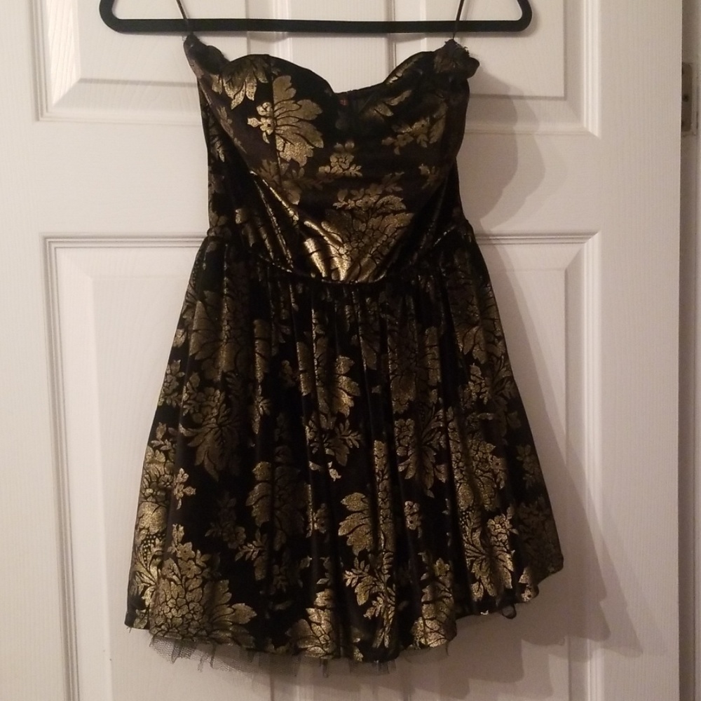 Velvet Heart shape mini dress